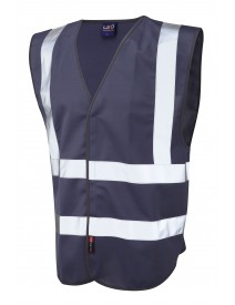 Leo Pilton Reflective Waistcoat - Navy